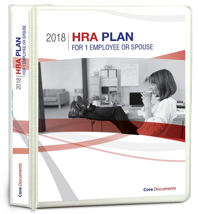 HRA Plan for 1 Employee or Spouse