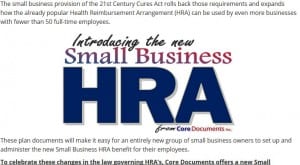 small business HRA
