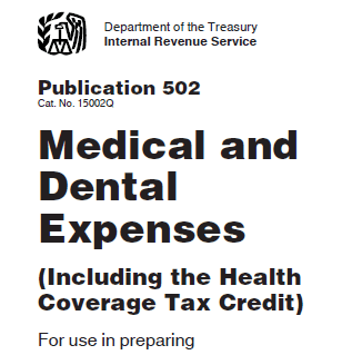 IRS Publication 502 Medical Expense: What can be deducted tax-free