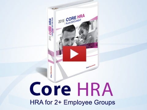 core HRA for 2+ employee groups