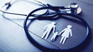 family insurance and health care concept